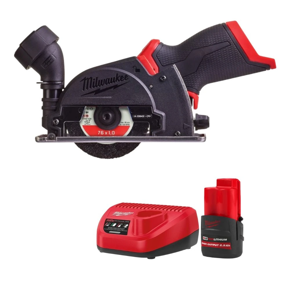 Отрезная машина Milwaukee M12 FCOT-0 FUEL (4933464618) + M12 HB2.5 (4932480164) + C12 C (4932352000) 1