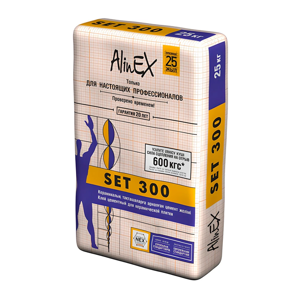 Клей AlinEX Сэт 300 (25 кг) 1