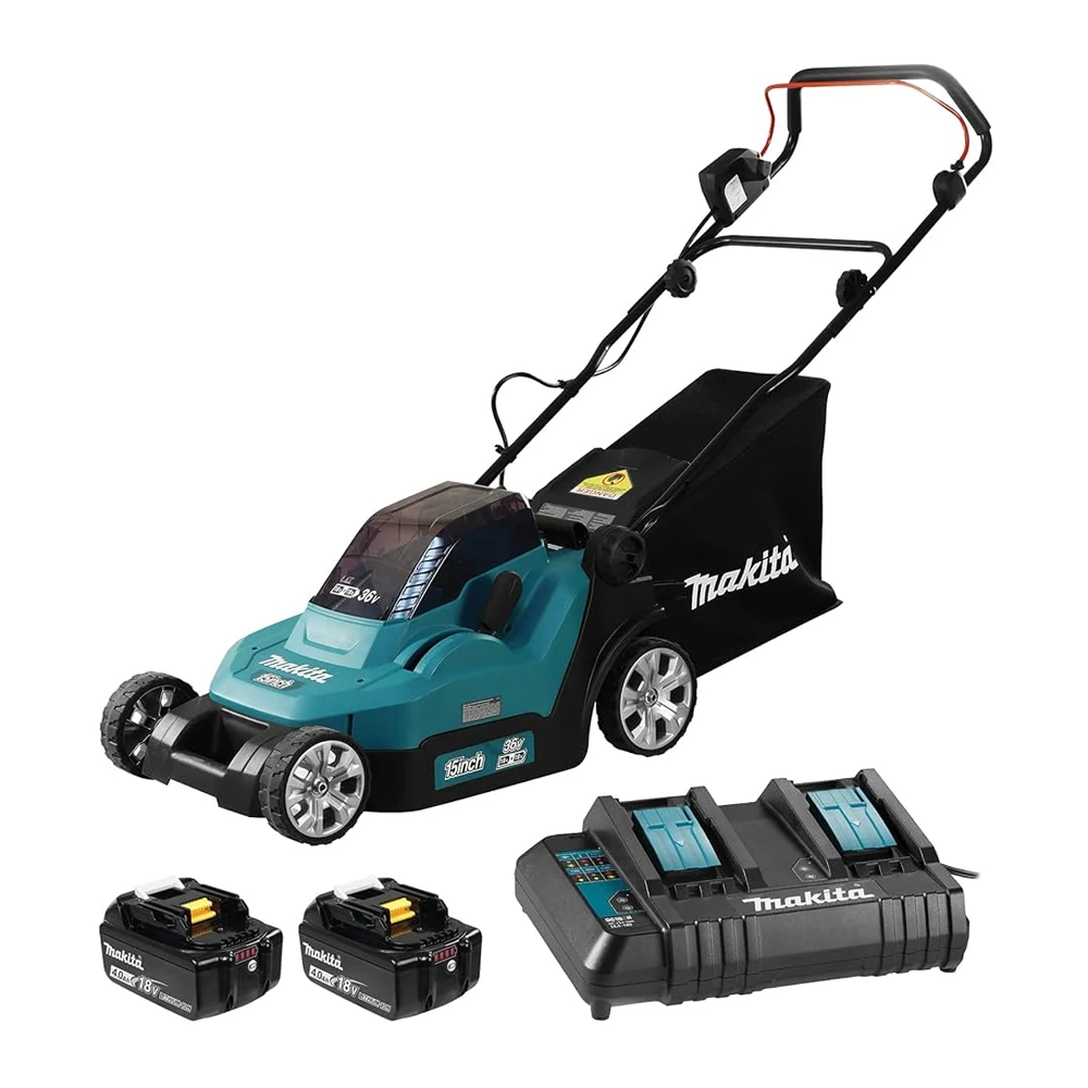 Газонокосилка аккумуляторная Makita DLM382CM2 1