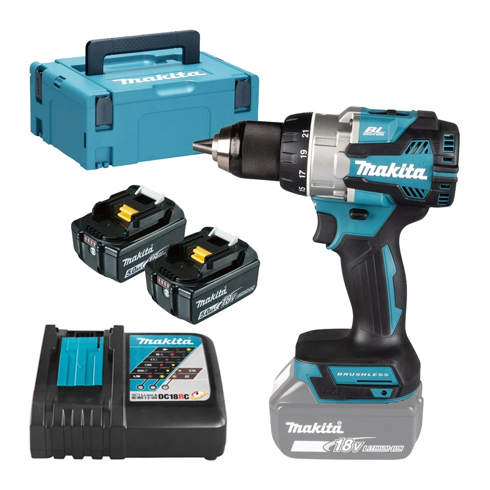 Дрель Makita DDF489RTJ 1