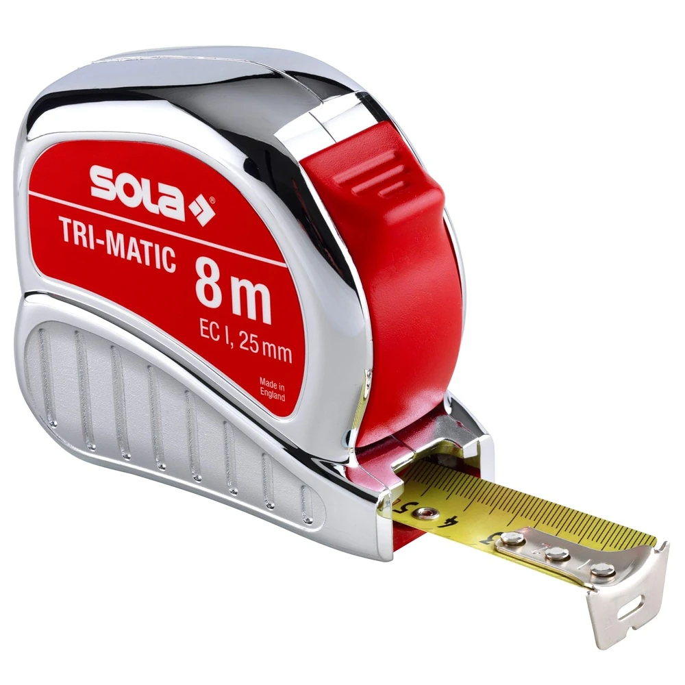Рулетка SOLA Tri-Matic  TM 8 m 2