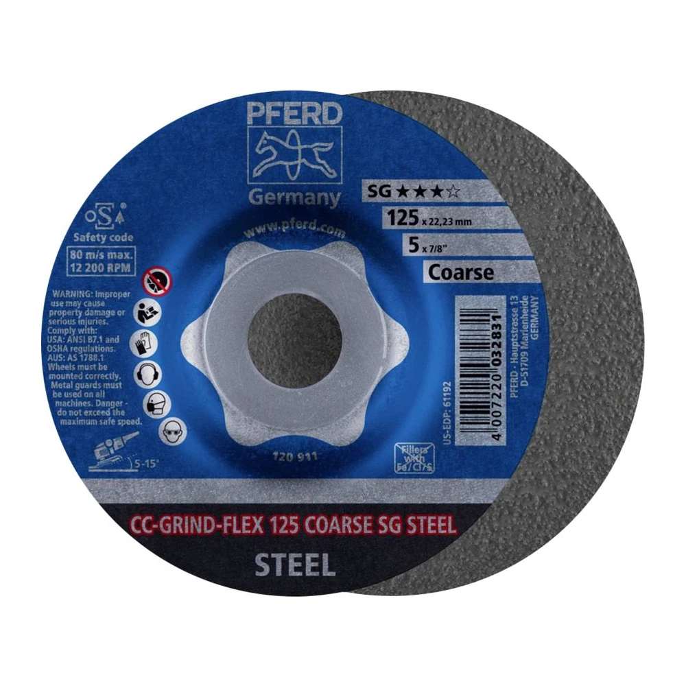Фибродиск Pferd CC-GRIND FLEX 125 COARSE SG STEEL 1