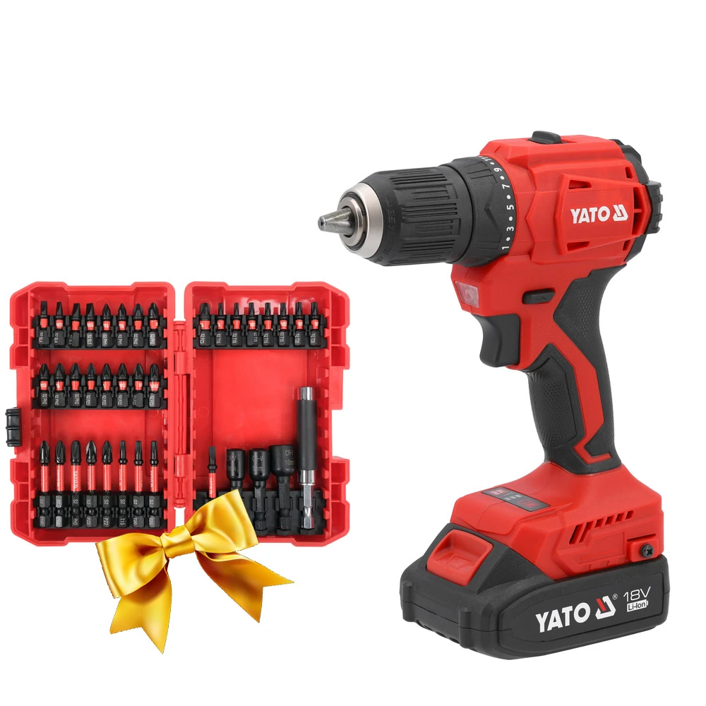 Дрель YATO YT-827788 Promo Set 3
