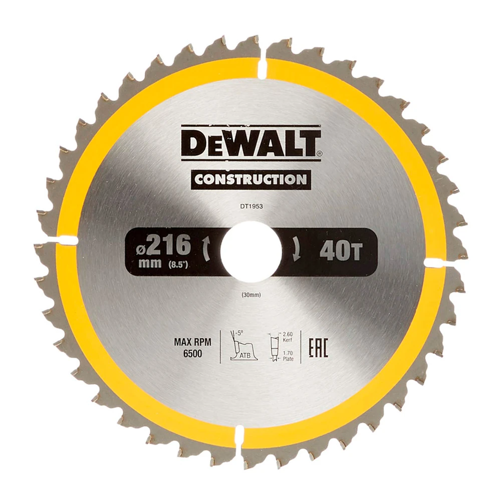 Диск пильный DeWALT DT1953-QZ 1