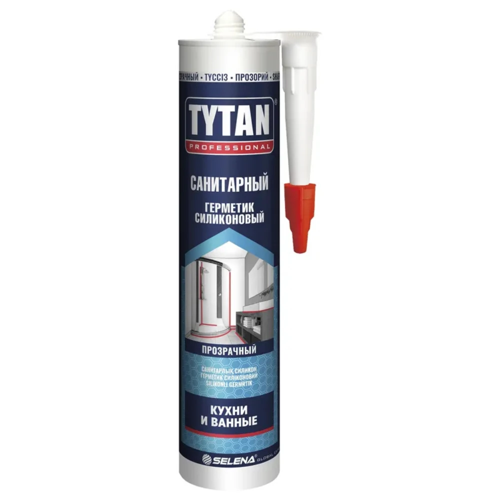 Силикон Selena TYTAN санитарный (280 ml) бесцветный 1