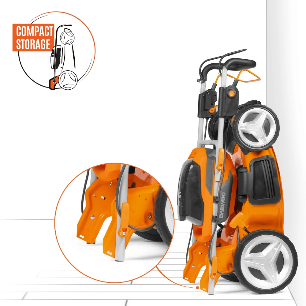 Газонокосилка аккумуляторная Daewoo DLM 5042Li-S SET 3