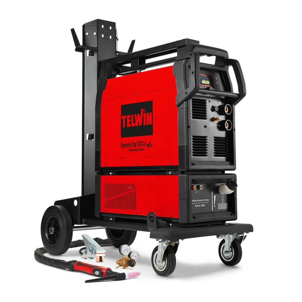 Инвертор TIG Telwin SUPERIOR TIG 422 WAVE AC/DC AQUA+TROLLEY 2