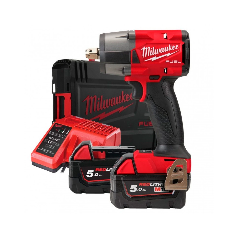 Гайковерт Milwaukee M18 FMTIW2P12-502X FUEL (Li-Ion 5 Ач) (4933478453) 1