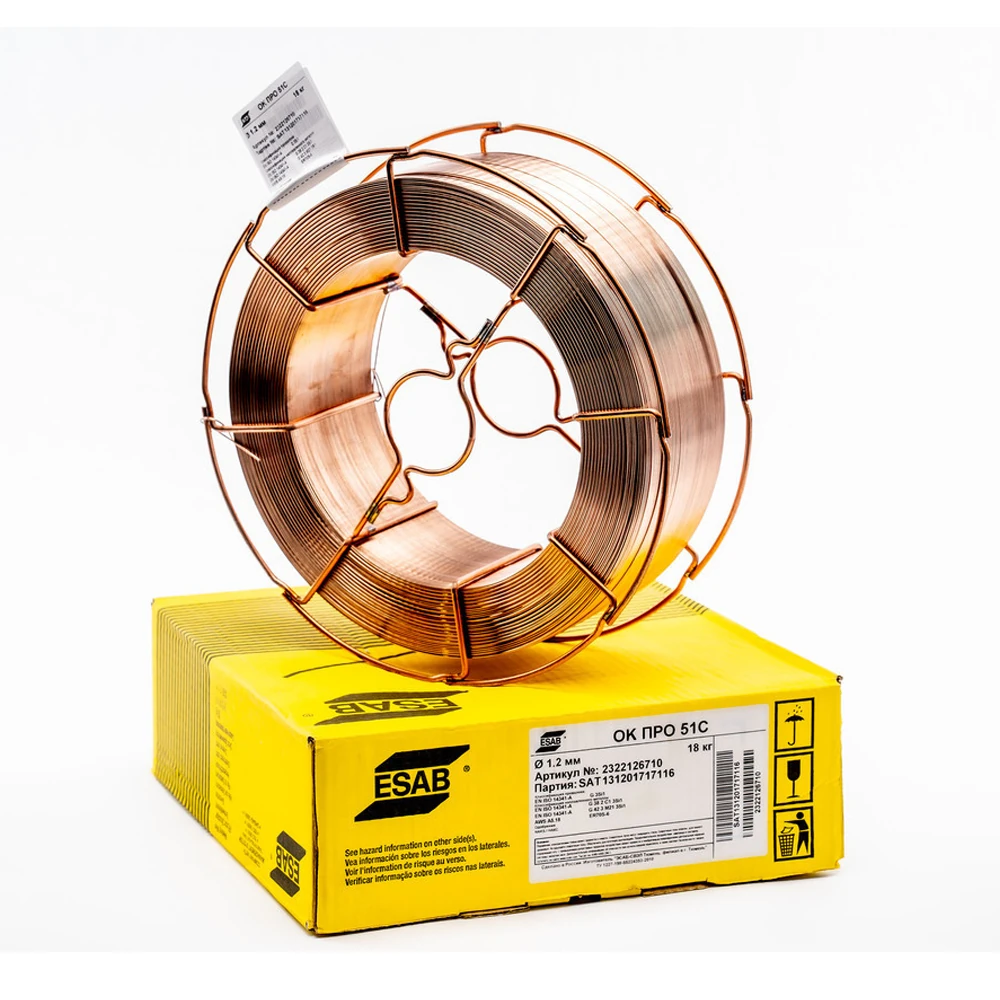 Сварочная проволока Esab OK PRO 51C 1.0mm 18kg 1