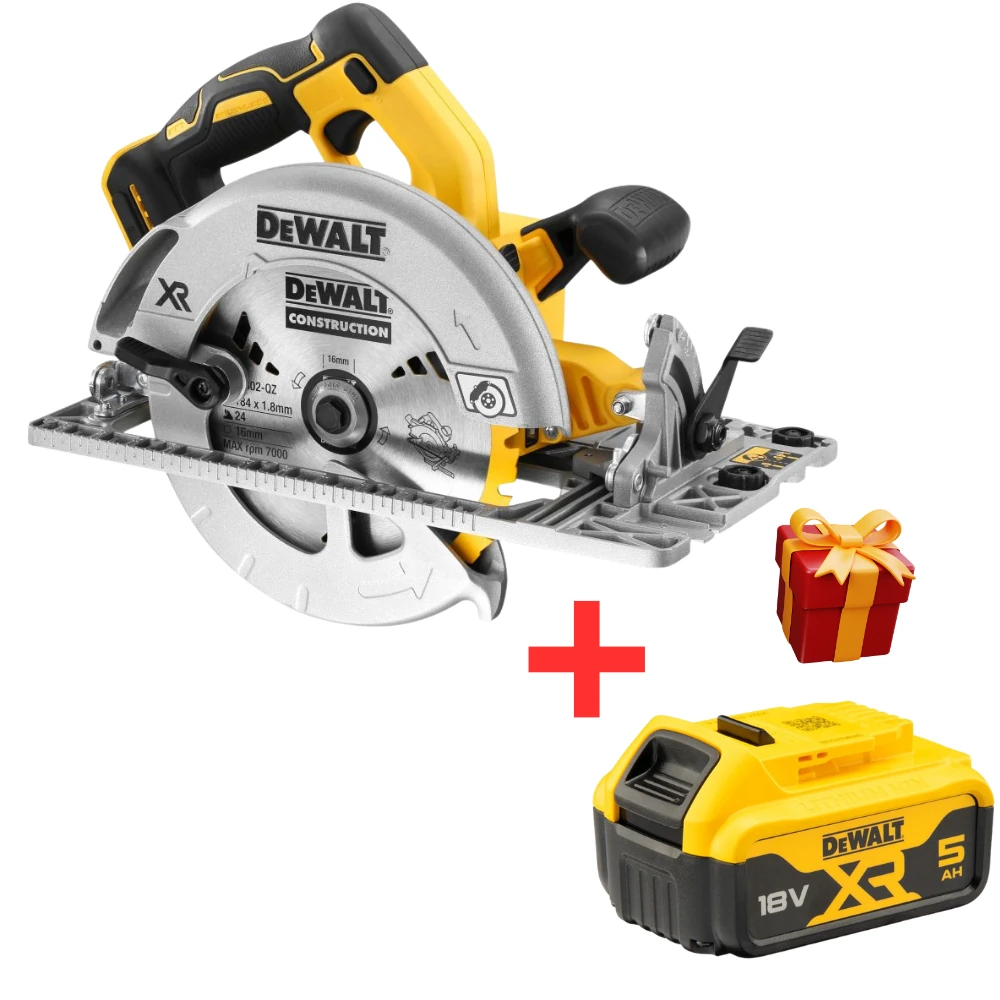 Пила дисковая DeWALT DCS572N-XJ+DCB184-XJ 1