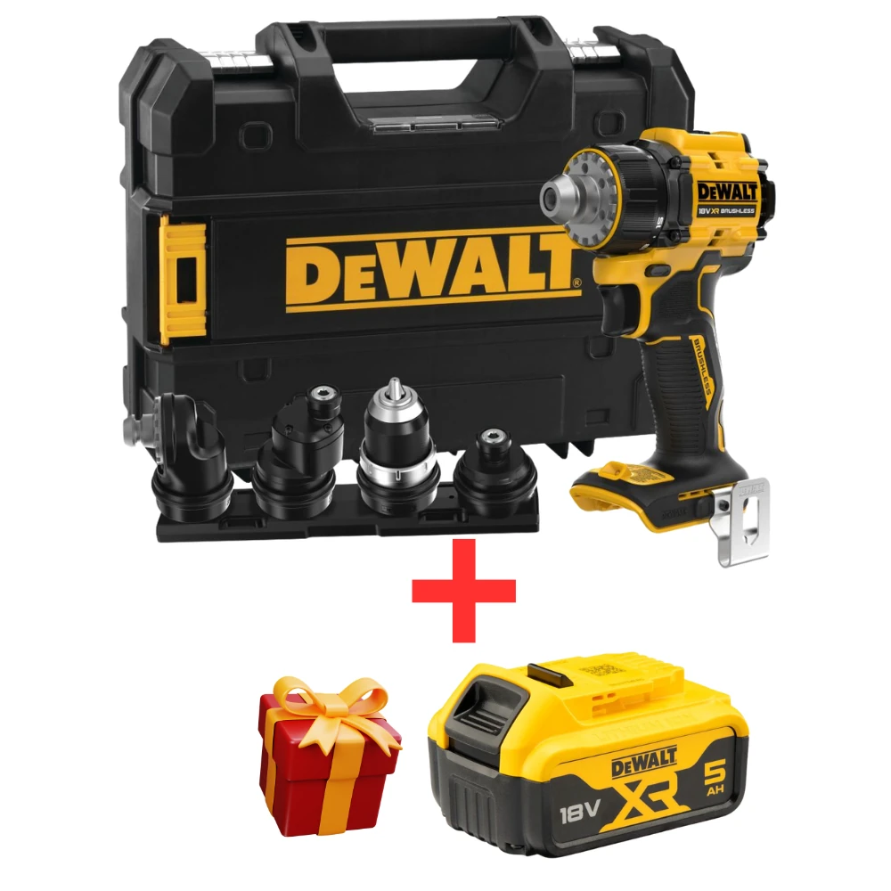Дрель DeWALT DCD803NT-XJ+DCB184-XJ 1