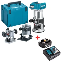 Электрофрезер Makita DRT50ZJX2+191A25-2 (BL1830B+DC18RC)1