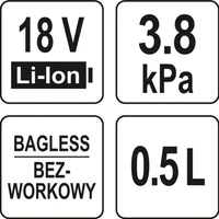 Пылесос YATO YT-856809