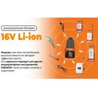 Опрыскиватель Daewoo DSA 12 Li SET3