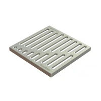 Решетка Standartpark 33104 РВ-28.28 оцинкованная штампованная "вершина"1