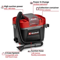Пылесос Einhell Germany AG TP-VC 18/10 Li BL L (234715542)3