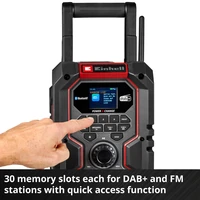 Аудиосистема Einhell Germany AG TE-CR 18 Li DAB+/FM/BT (340799542)2