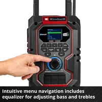 Аудиосистема Einhell Germany AG TE-CR 18 Li DAB+/FM/BT (340799542)3