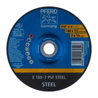 Круг шлифовальный Pferd E 180 - 7 PSF STEEL1