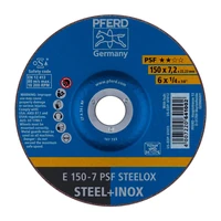 Круг шлифовальный Pferd E 150 - 7 PSF STEELOX1