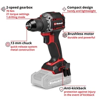 Дрель Einhell Germany AG TP-CD 18/70-C Li BL (451433597)6
