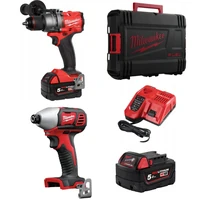 Набор инструментов Milwaukee M18 FPD3-502X (4933479860) + M18 BID-0 (4933443570)1