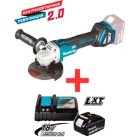 Углошлифовальная машина Makita DGA511Z+191A25-2 (BL1830B+DC18RC)
