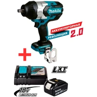 Гайковерт Makita DTW1004Z+191A25-2 (BL1830B+DC18RC)