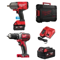 Набор инструментов Milwaukee M18 ONEFHIWF12-502X ONE-KEY FUEL 1/2" (4933459727) + M18 BDD-0 (4933443530)1