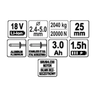 Заклепочник YATO YT-829557