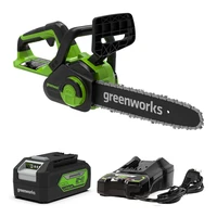 Пила цепная Greenworks G40CS30IIK4 (с 4 Ач АКБ и ЗУ)1