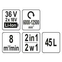 Воздуходувка Yato сад YT-851753