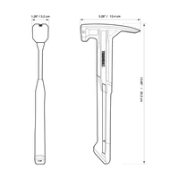 Молоток ToughBuilt TB-H1-1R-S185