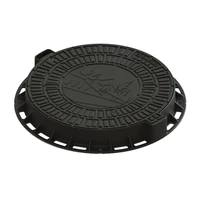 Люк Standartpark 35188-80Д люк садовый пластиковый черный Л-60.80.10-ПП1