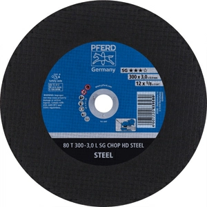 Круг отрезной Pferd 80 T 300-3,0 L SG CHOP HD STEEL/32,0