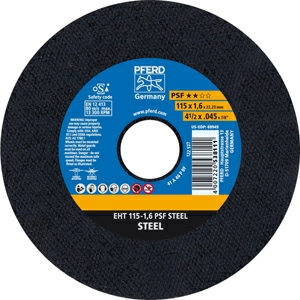 Круг отрезной Pferd EHT 115 - 1,6 PSF STEEL