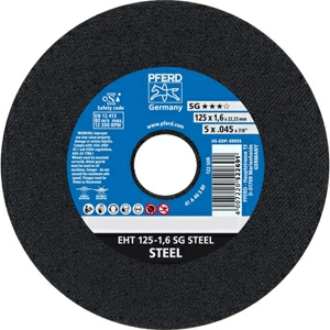 Круг отрезной Pferd EHT 125 - 1,6 SG STEEL