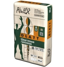 Шпатлевка AlinEX Глатт (25 кг) гипсовая