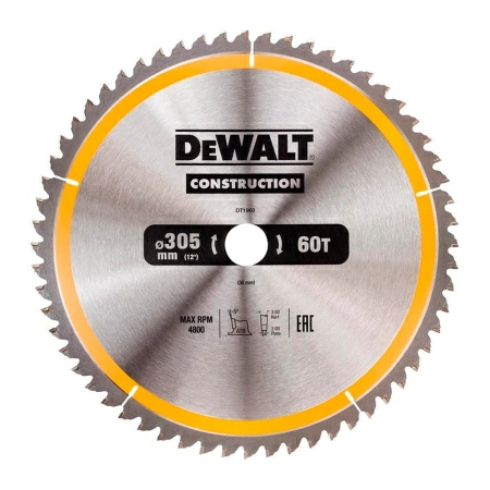 Диск пильный DeWALT DT1960-QZ