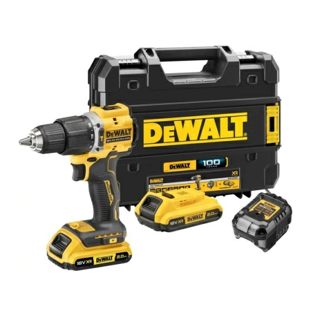 Дрель DeWALT DCD100YD2T-QW