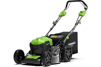 Газонокосилка аккумуляторная Greenworks GD40LM46SPK4 (40V, 1хАКБ 4Ач и ЗУ) 2506807UB Газонокосилка аккумуляторная Greenworks GD40LM46SPK4 (40V, 1хАКБ 4Ач и ЗУ) 2506807UB