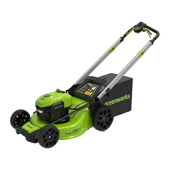 Газонокосилка аккумуляторная Greenworks GD40LM48SP Газонокосилка аккумуляторная Greenworks GD40LM48SP