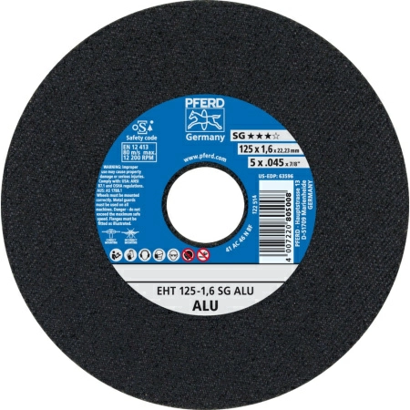 Круг отрезной Pferd EHT 125-1,6 SG ALU