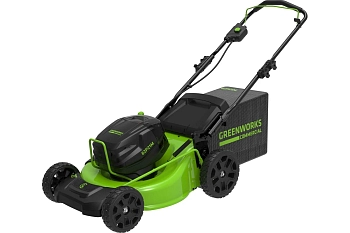 Газонокосилка аккумуляторная Greenworks GC82LM51SP2K2 (82V, 1хАКБ 5 Ач и ЗУ) 2515907UB Газонокосилка аккумуляторная Greenworks GC82LM51SP2K2 (82V, 1хАКБ 5 Ач и ЗУ) 2515907UB