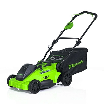 Газонокосилка аккумуляторная Greenworks GD40LM16X Газонокосилка аккумуляторная Greenworks GD40LM16X