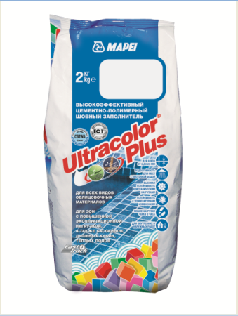 Затирка Mapei Затирка Ultracolor Plus 5 кг, R темно-серый 113