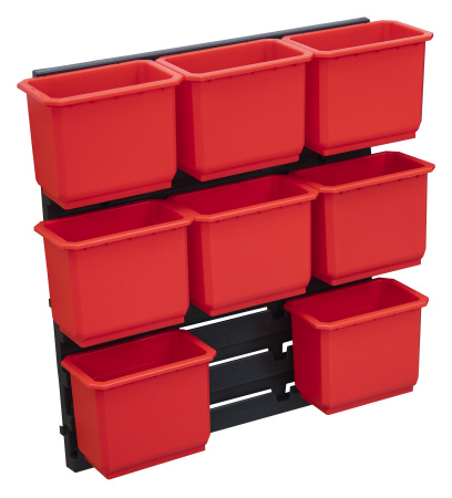 Ящик для инструмента Patrol Set FX Qbrick System 9 elements RED