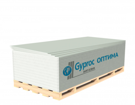 Гипсокартон стеновой Gyproc GKB 1200x2500х12,5 мм